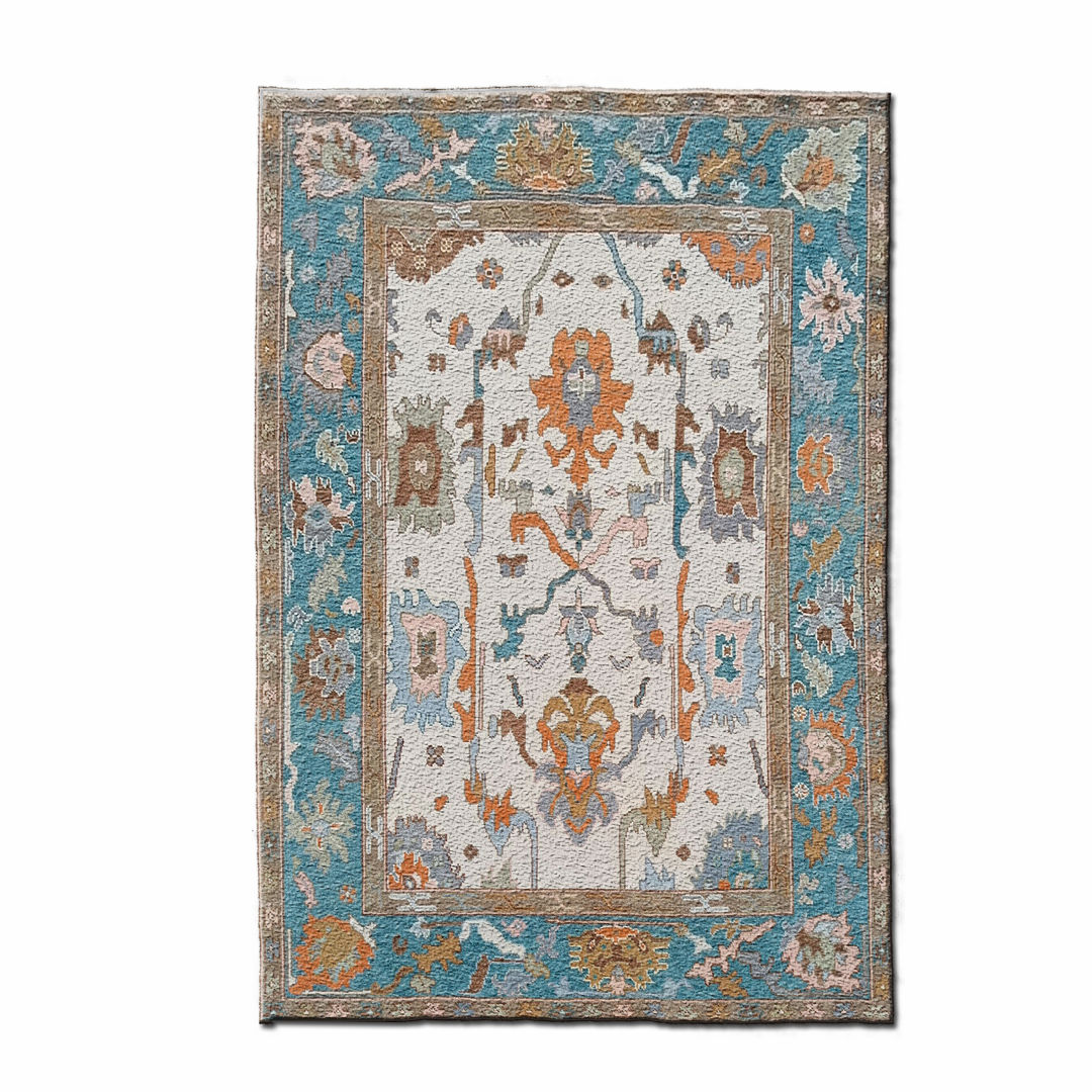 ORALENIS - Hand Knotted Oushak Carpet